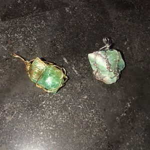 Free w/ purchase Wire wrapped crystal pendant